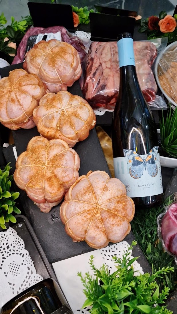 Paupiettes Κοτόπουλου — Chicken Paupiettes